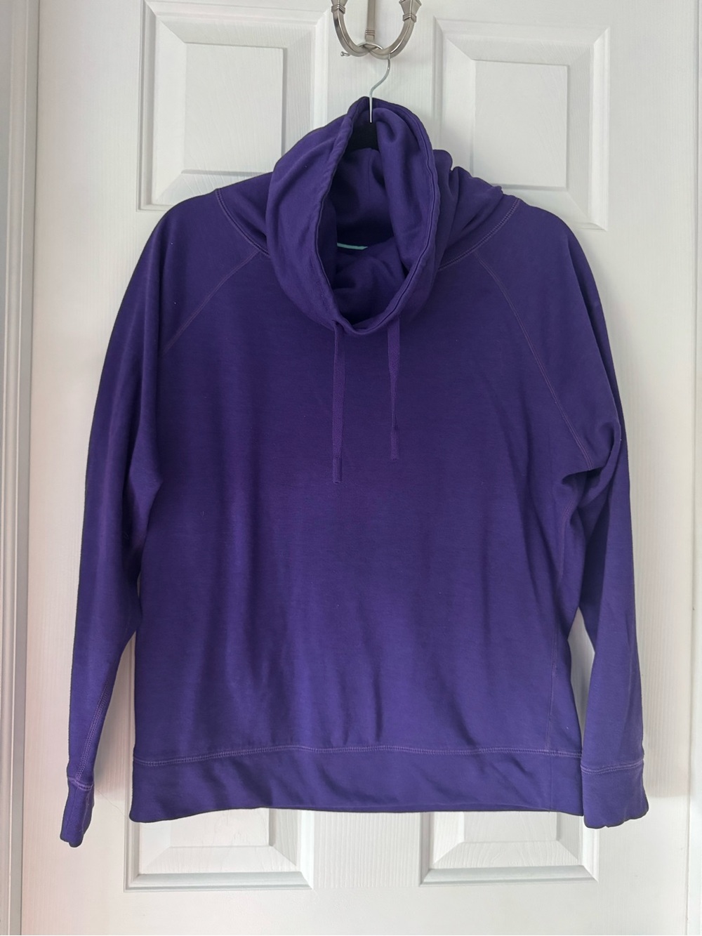 Nike Women's Purple Cowl Neck Pullover Sweater